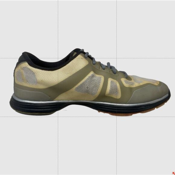 Nike Hyperfuse Lunar Ascend Golf Shoes Spikeless Mens 11 Tan Gray 1,3,9,6:L.4.3 - Picture 2 of 13